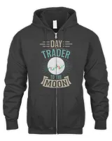 Day Trader To The Moon Candlestick Bar Graph Forex Futures