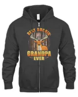 Mens Buckin Grandpa Ever Deer Hunting Fathers Day