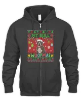 Pit Bull Christmas Woof Santa Pit Bull Lover Owner Family 41