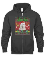 Samoyed Christmas Woof Santa Samoyed Lover Owner Family 39