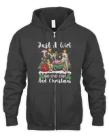 Just A Girl Who Loves Cows And Christmas Family Ugly Sweater 354