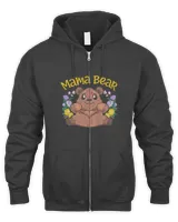 Mom Animal Flowers Bear Family Mothers Day Mama Bear