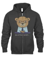 In Otter News Awesome Otter Lovers Funny News Reporter Otter