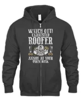 Roofer Funny Retro Roofing Roof Equipment Job Repair42