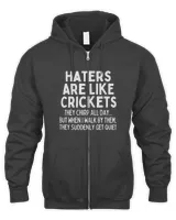 Haters Are Like Crickets Chirping All Day Funny Hater Meme