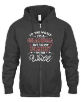 To the world you are grandma Buffalo plaid grandma birthday