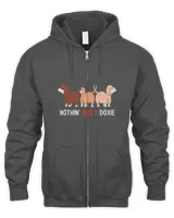 Funny Dachshund Nothin Butt doxie weiner dog lover doxie mom 330