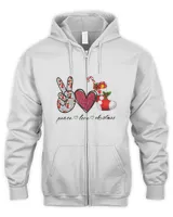 Peace Love Christmas Tis The Season Christmas Family Pajamas 22