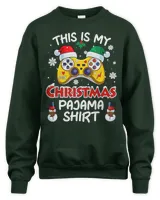 Funny Saying This Is My Christmas Pajama Game Lover 383