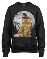 Scary Selkirk Rex Cat Witch Hat Halloween