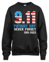 9.11 Patriot Day Never Forget American Flag T-Shirt