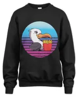 Seagull Lover Vintage Retro French Fry Fast Food Lover Terns