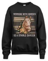 Working with horses is a stable career horse riding