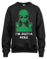 Funny Alien Humans Im Outta Here Extraterrestrial Ufo