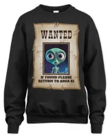 Funny Alien Lover Area 51 Wanted Poster Cowboy