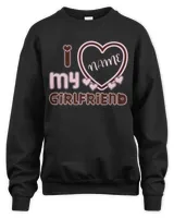 I Love My Girlfriend Shirt, Custom Name shirt, I Love My boyfriend shirt, I Love Custom Heart name