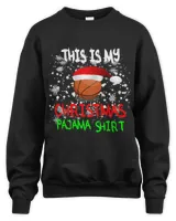Basketball Gift Holidays for SonThis Is My Christmas Pajama Christmas basketball lover