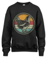 Retro Style Chicken Lover Funny Farmer Vintage Farm Animals