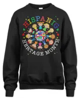 Hispanic Heritage Month All Countries Flags T-Shirt