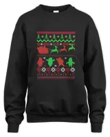 Merry Christmas Wool Motifs Unisex Hoodie