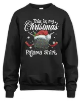 Xmas Ice Hockey Santa This Is My Christmas Pajama Shirt Sweatshirt