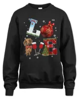 Love Dachshund Wine Ball Merry Christmas Sweatshirt