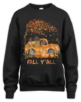 Happy Fall Yall German Shorthaired Riding Truck Pumpkin143