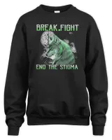 Official Wolf Break Fight End The Stigma Shirt