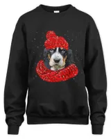 Border Collie Dog Santa Christmas Tree Lights Xmas1