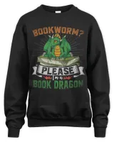 Im A Book Dragon Librarian Book Reading Funny Book Dragon