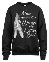 Native American A Woman With Native Blood American