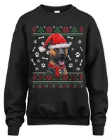 Ugly Sweater Christmas Plott Hound Santa Hat Pajama Xmas