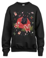 Scottish Terrier In Christmas Card Ornament Pajama Xmas396