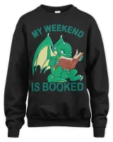 My weekend is Booked Nerdy Book Lover saying