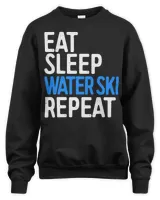 Eat Sleep Water Ski Repeat T-Shirt Water Skiing Gift