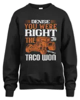 Denise, you were right; the taco won-01