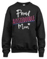 Womens Aussiedoodle Mom Doodle Dog Lover T-Shirt