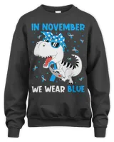 In November We Wear Blue Diabetes Awareness Kids Toddler