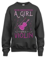 Violinist Women Girls Kids Musician Music Instrument Violin