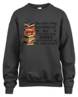 Can't Buy Happiness Buy Can Buy Books Shirt
