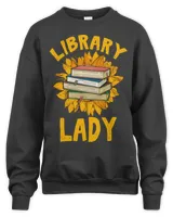 Book Reader funny love sunflower library lady book lover 199 Reading Library