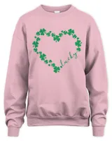 Heart Shamrock Hoodie Love Clover Hoodie St Patric