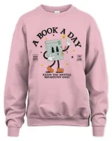 Book Sweatshirt, A Book A Day Keep The Mental Breakdown Away, Book Gift