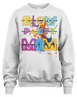Glow Party Clothing Glow Party Mom Birthday Retro 80's Style T-Shirt