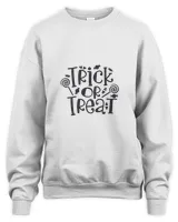 Trick or Treat black t shirt hoodie sweater