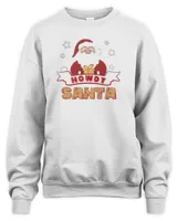 Howdy Santa Western Christmas Shirt
