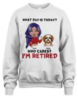 Personalized I'm Retired Funny Dog Mom HOD080223D1