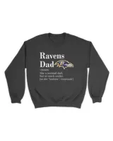 Baltimore Ravens Like A Normal Dad But So Much Cooler shirt Cotton Shirt hoodie