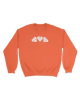 The Three Baseball Hearts Crewneck Sweatshirt