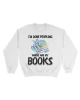 I'M DONE  PEOPLING. WHERE ARE MY BOOKS